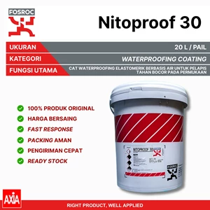 Coating Fosroc Nitoproof 30 Bahan Waterproofing